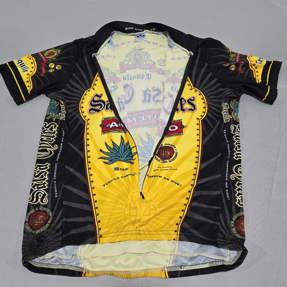 Black and Yellow Performance Cycling Jerseys - Picture 12 of 14